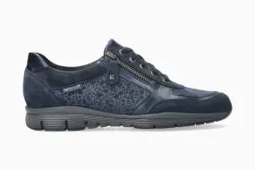  Ylona Zipper Sneaker in Fancy Navy  