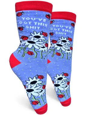 You've Got This Shit Womens Crew Socks