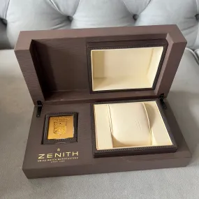 ZENITH Brown Wooden Box + Outer Boxes